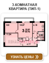3-комнатная квартира (тип-1)