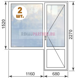 Цены на окна для квартир в домах ПД-4